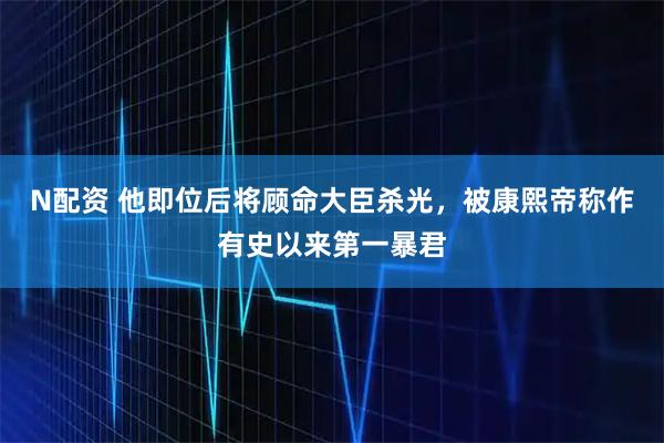 N配资 他即位后将顾命大臣杀光，被康熙帝称作有史以来第一暴君